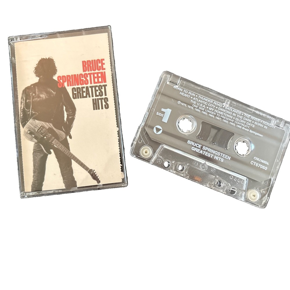 BRUCE SPRINGSTEEN - GREATEST HITS  CASSETTE TAPE ALBUM 1995 BORN IN THE U.S.A.